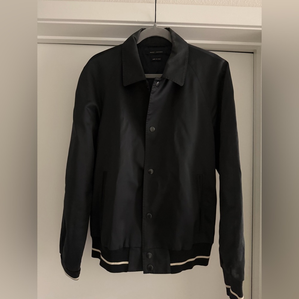Marc Jacobs Flamingo Graphic Satin Coach Jacket (Made in Italy) - Picture 3 of 4